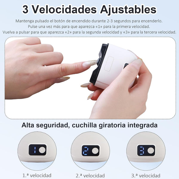 Cortauñas Eléctrico y Pulidor