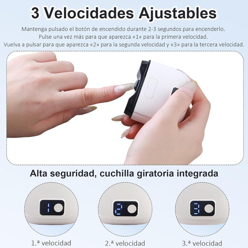 Cortauñas Eléctrico y Pulidor